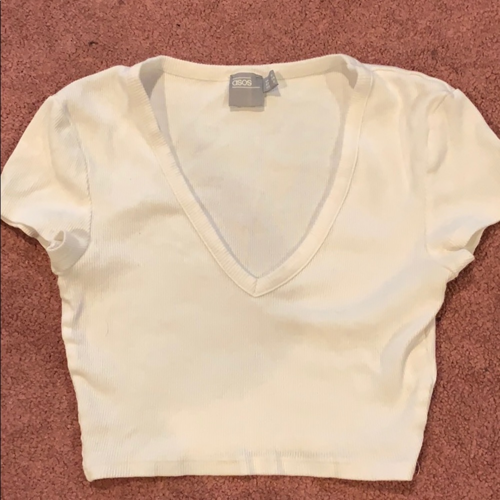 ASOS V-neck Crop Top